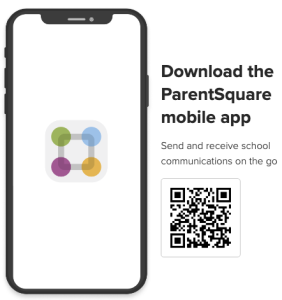 Scan the QR Code to download Parent Square!